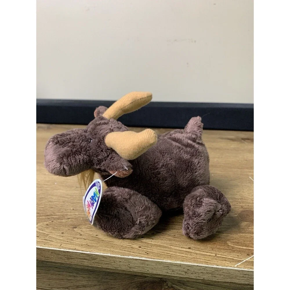 Mary Meyer Moose Brown Plush Stuffed Animal W/Tag